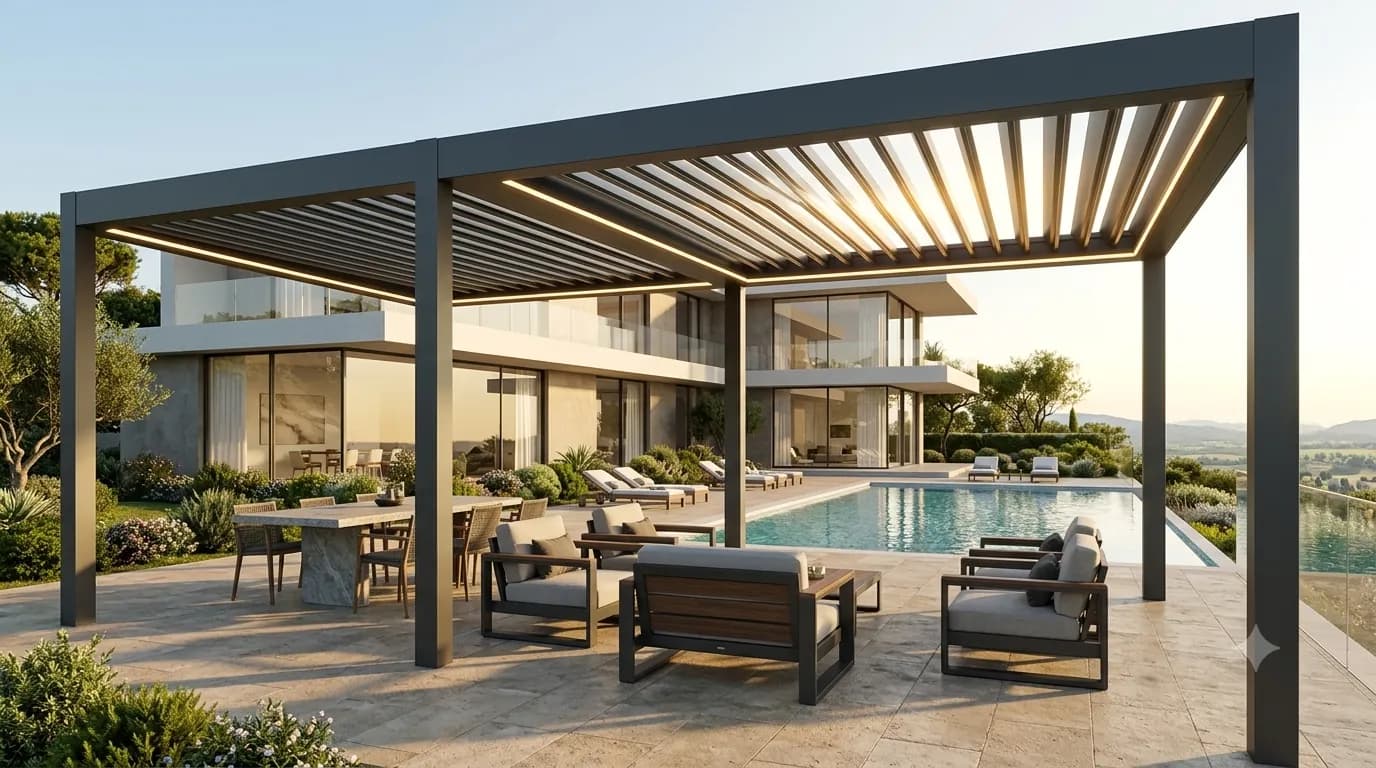Bioklimatik Pergola uygulaması